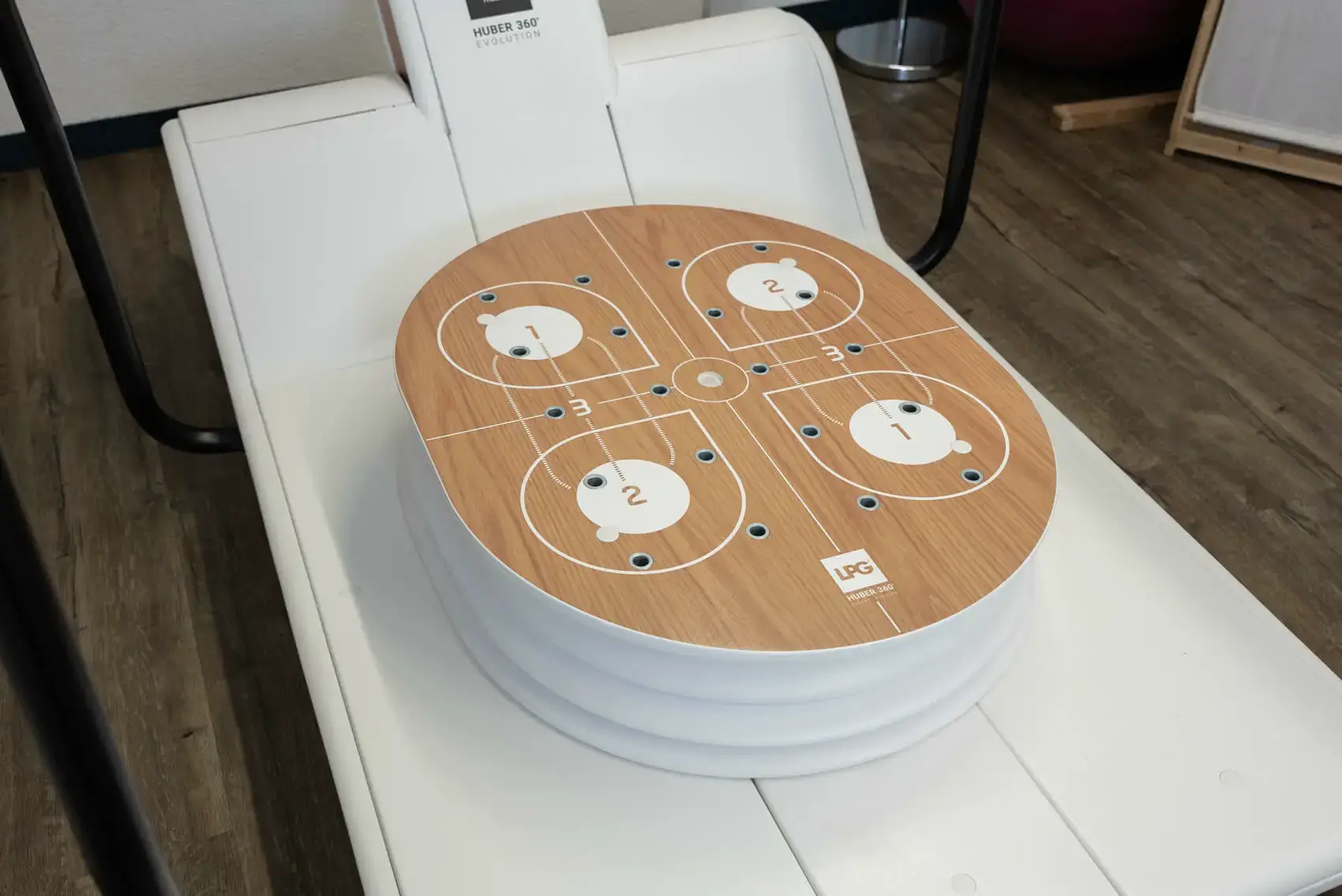 Capteurs Huber 360 pour la proprioception — Centre Dounia, Montreux